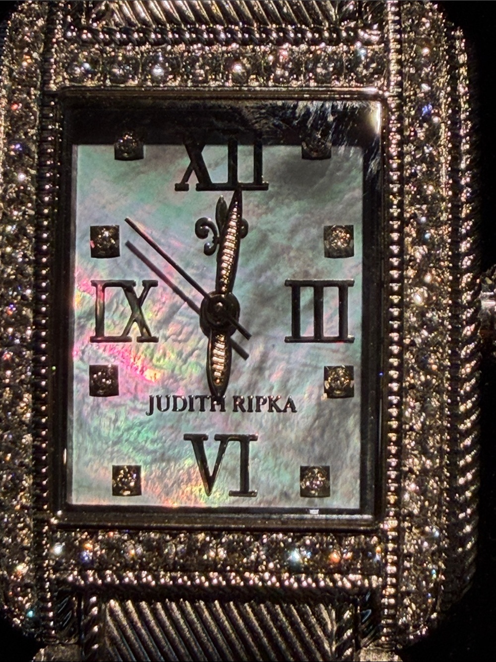 Judith Ripka mother of pearl cushion Watch - Picture 2 of 8